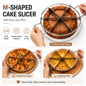 <strong>Cake</strong> Cutter 10.6 Inch Stainless Steel Divider for 8-10 <strong>Slice</strong> Precision Home Kitchen Bakeries <strong>Tool</strong> - Product Image 3