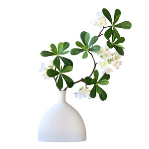 Flores Artificiales de Pittosporum Tobira de Muyu Chronicles, Ramas Individuales de Seda Blanca y Rosa, Decoración para el Hogar y la Oficina, Impresión 3D - Product Image 5
