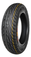 Pneu de scooter 80/90-12 Tubeless 4PR certifié DOT, pneus de cyclomoteur, pneus de scooter urbain, pneus de scooter de banlieue, stabilité en virage, OEM ODM, vente en gros