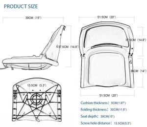 Asiento de barco marino ajustable, gran oferta, 2019 - Product Image 3