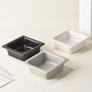 Vente chaude Portable Double Pet Nourriture & Eau Bol En Céramique Sûr Petit Animal Cervical Colonne Vertébrale Protecteur Chat Chien Mangeoire Support En Bois - Product Image 2