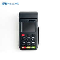 Terminal de point de vente portable Wisecard T50 avec système d'exploitation Linux, 64 Mo de RAM/128 Mo de mémoire flash, paiement NFC, connectivité USB/Wi-Fi, écran TFT de 2,4 pouces