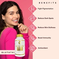 Capsules blanchissantes au L-Glutathion 90000mg, certifiées Halal, complément anti-âge pour la beauté, élimination des taches brunes et peau éclatante pour femmes
