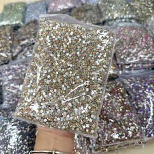 หินสแตนเลสสตีล Whatstone ขายส่ง <span class=keywords><strong>ขนาด</strong></span> SS3-SS50 หินคริสตัลแบบแบน ประดับตกแต่ง - Product Image 2