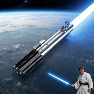 Sabre Laser Nexussabers Graflex EP4 avec Cœur Pogo Pin, Smooth Swing, Son Puissant et FOC – Réplique Inspirée de <span class=keywords><strong>Luke</strong></span> Skywalker pour les Fans de <span class=keywords><strong>Star</strong></span> <span class=keywords><strong>Wars</strong></span> - Product Image 1