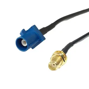 C Key Code FAKRA SMB-enchufe recto macho a SM-A, Conector recto hembra, Cable RG174 de 50 Ohm para antena de automóvil gps 5g