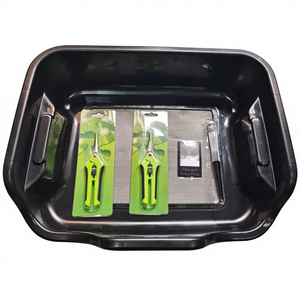 DIY OEM Stainless <strong>Steel</strong> Trimming <strong>Bins</strong> Herbs Buds Trim Tray with Screen Scissors - Product Image 4