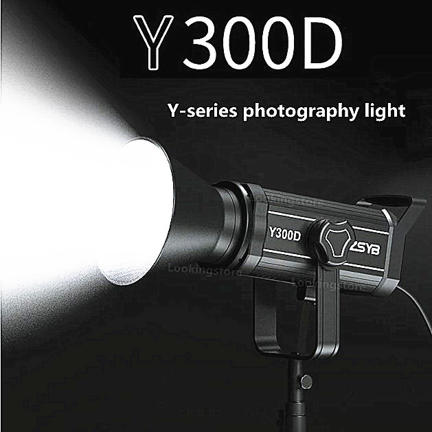 ZSYB 200W 300W LED Photography Light 5600K Professional Photo Studio Spotlight Photography Lighting for Camera Video Photo