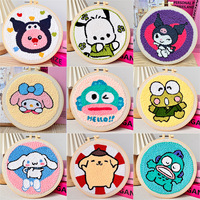 Kit de broderie Punch Needle DIY, matériel de broderie artisanal, cours de artisanat, tissage, pour enfants et étudiants