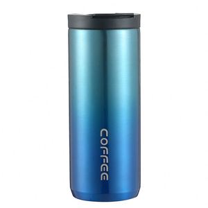 CORPCE Stainless Steel Vacuum Tumbler Double Wall Insulated Travel <b>Mug</b> Black Minimalist Design With Lid - Product Image 3