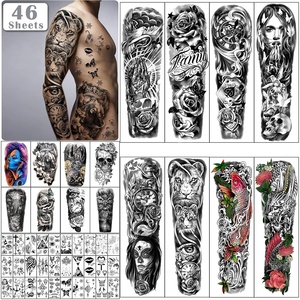 Tatuajes Temporales Impermeable Brazo Completo Extra Grande - Product Image 1