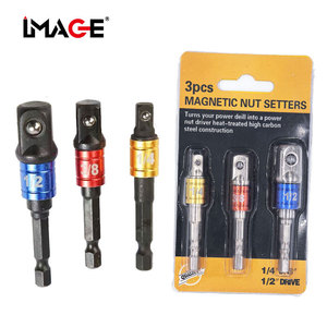 Image Magnetic Nut Setters 1/4 3/8 1/2 Drive <b>Power</b> <b>Tool</b> Accessory - Product Image 1