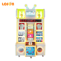 Machine de jeu à joystick rotatif porte-bonheur, distributeur de cadeaux, pousse-pièces et équipement d'arcade de loterie, direct usine, pour lieux de divertissement