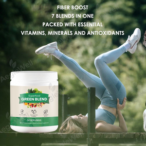 Aeglewell <span class=keywords><strong>Organic</strong></span> Supergreens Powder Bubuk Superfood Dari Buah, Sayuran, dan Herbal Asli untuk Mendukung Pencernaan dan Energi - Product Image 4