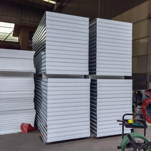 Panneaux sandwich Eps à cadre en acier 50mm Aluzinc Panneau sandwich Eps ignifuge Fournisseur d'usine <span class=keywords><strong>Isolation</strong></span> thermique extérieure Maison - Product Image 2