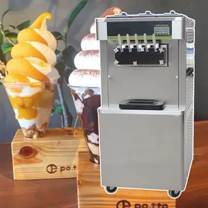 Cheap Price 5 Flavor Fruit Commercial Soft Serve Ice Cream Maker Machine On Sale