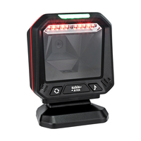 Lecteur de codes-barres omnidirectionnel CMOS 1D et 2D, lecteur de bureau mains libres, vitesse de numérisation élevée AK-9608H