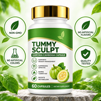 Capsules de Garcinia Cambogia à Marque Blanche, Brûleur de Graisse Naturel à Base de Plantes, Capsules de Biotine pour la Perte de Poids, Acide Hydroxycitrique (HCA), Vente en Gros Direct Usine