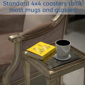 4X4 Inch Premium Vilt Onderzetters Voor Drankabsorberend Vilt Beschermt Meubeltafel