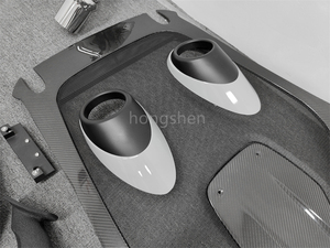 Kit de carrosserie amélioré de style <span class=keywords><strong>600LT</strong></span> pour <span class=keywords><strong>McLaren</strong></span> 540C 570S Capot de moteur en fibre de carbone sec Spoiler arrière Pare-chocs d'échappement pour personnalisation de voiture - Product Image 3