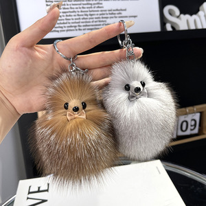 <span class=keywords><strong>Porte</strong></span>-clés en <span class=keywords><strong>fourrure</strong></span> <span class=keywords><strong>véritable</strong></span> en forme de renard, petit pendentif en <span class=keywords><strong>fourrure</strong></span>, décoration de sac mignon, design original haut de gamme, <span class=keywords><strong>porte</strong></span>-clés de sac - Product Image 3