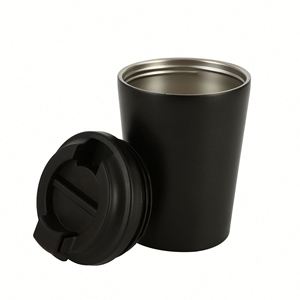 Taza de Viaje Personalizada con Logotipo, 12 oz, Acero Inoxidable con Recubrimiento en Polvo, Taza de Café con Tapa Hermética - Product Image 4