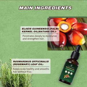 Pegatinas Personalizadas 30ml Cuidado Capilar Orgánico 4 en 1 Etiqueta Privada Aceite Nutritivo de Batana + Aceite de Romero para Todo Tipo de Cabello 3 Años de Duración - Product Image 3