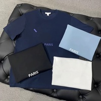 Camiseta de Hombre 2026, Talla Europea, Estilo Retro, Elástica, Suave y Cómoda, Cuello Redondo Clásico, Tejido de Algodón Premium