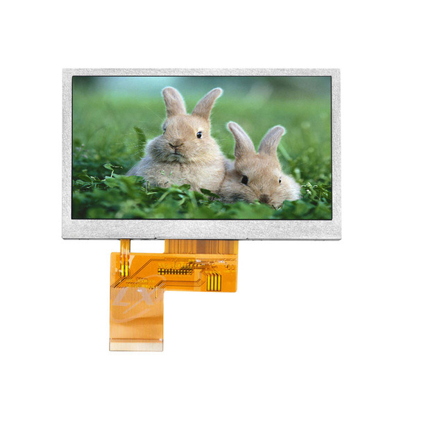 Customized 4.3 Inch 6H Viewing Angle Touch Lcd Display Module with RGB Interface LED Blacklight LCD Screen