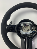 Volant sport en cuir Performance à 3/4 rayons pour M2 M3 M4 M5 M6 F30 F10 F35 F22 E46 E90 E92 Série F Intérieur Racing