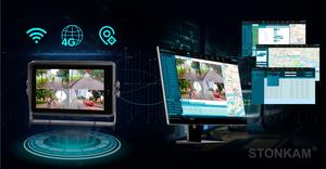 Moniteur de caméra de recul STONKAM avec écran tactile de 10,1 pouces, reconnaissance IA, détection des piétons et des personnes, pour système de caméra d'angle mort du véhicule - Product Image 4