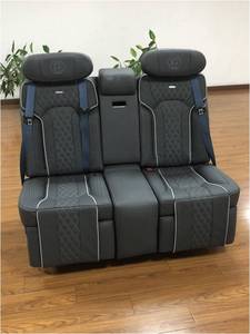 Siège de voiture VIP de luxe personnalisé, siège arrière de van en cuir sur mesure avec réglage électrique - Product Image 2