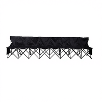 Chaise de camping pliante pour 4 à 8 personnes, portable, pour pique-nique, voyage, imperméable, pour la plage, les concerts, en tissu Oxford, moderne