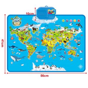 Tapete <span class=keywords><strong>de</strong></span> Aprendizaje del Español, <span class=keywords><strong>Mapa</strong></span> del Mundo Animal para Niños, Tapete <span class=keywords><strong>de</strong></span> Aprendizaje <span class=keywords><strong>de</strong></span> Idiomas - Product Image 4