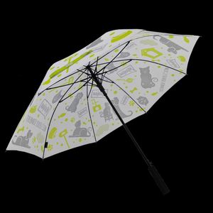 Parapluie de golf promotionnel personnalisé de luxe, coupe-vent, écologique, 27 pouces, 8 baleines, vente en gros pour fournisseurs - Product Image 3