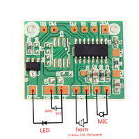 DIY Voice Record Intelligent Playback Module Sound IC Board Voice Change Module For Toy Gift Accessaries DC 3V-5V