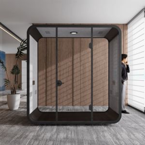 Cabine acoustique en acier insonorisée portable pour bureau, cabine téléphonique, cabine d'enregistrement pour l'apprentissage - Product Image 3