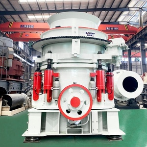 Concasseur à cône hydraulique multicylindre robuste à fonctionnement stable pour le traitement des agrégats de granit, de basalte et de roche dans les carrières minières - Product Image 1