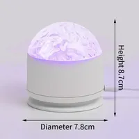 Projecteur laser étoilé de haute qualité en ABS, lampe de bureau LED multicolore galaxie avec télécommande, décoration d'ambiance pour chambre à coucher