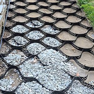 Lưới địa kỹ thuật HDPE cho lối đi, lưới giữ đá sỏi và tường chắn đường, lưới địa kỹ thuật HDPE đục lỗ có bề mặt tạo vân dùng để giữ dốc - Product Image 2