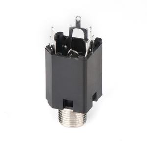 CK-6.35-630-3P Prise femelle 6,35 mm pour circuit imprimé, prise jack 1/4 pouce à monter sur panneau, connecteur audio femelle 3 broches 6,35 mm - Product Image 3