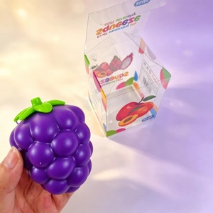 Nuevo Producto: Bloques de Construcción Moldeables con Forma de Uva, Juguetes Comestibles Realistas con Función de Rebote Lento, Caja Sorpresa - Product Image 3