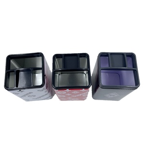 Portaplumas Rectangular Pequeño Personalizado, Cajas de Metal Reciclables con Tapa de Plástico para Regalos y Manualidades - Product Image 2