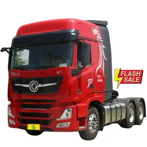 Dongfeng Tianlong KX King Edition 600HP truk traktor komersil transmisi otomatis 600HP 6X4 harga pabrik traktor