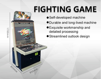 Machine de jeu de combat à pièces, borne d'arcade de combat de rue de 32 pouces