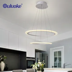 Lampadario moderno della lampada a sospensione principale di alluminio rotondo dell'installazione facile di alta qualità del fornitore della cina