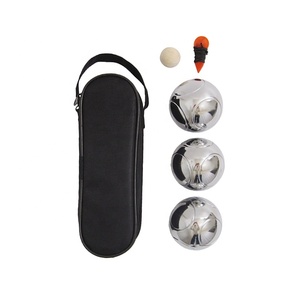Boules de pétanque de haute qualité avec sac de transport 3 boules pour les sports de plein air toutes saisons - Product Image 3