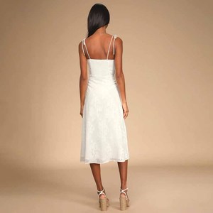 Casual Summer Backless Women's <strong>Dress</strong> Sexy Strap Sling Slit Floral Midi <strong>Dress</strong> - Product Image 3