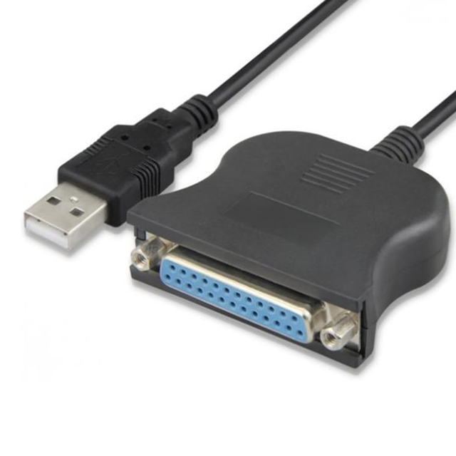 USB to 25 Pin DB25 Female IEEE 1284 Parallel Printer LPT Adapter Print Converter Cable for Win98/ 2000/ XP/ VISTA/ Win 7