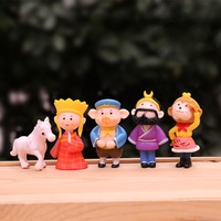 Dessin animé voyage vers l'ouest Miniature poupée Figurine décor à la maison Mini résine Micro paysage bonsaï